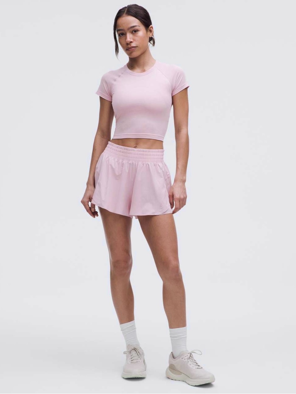 Lululemon Shake it out Shorts Pink Organza